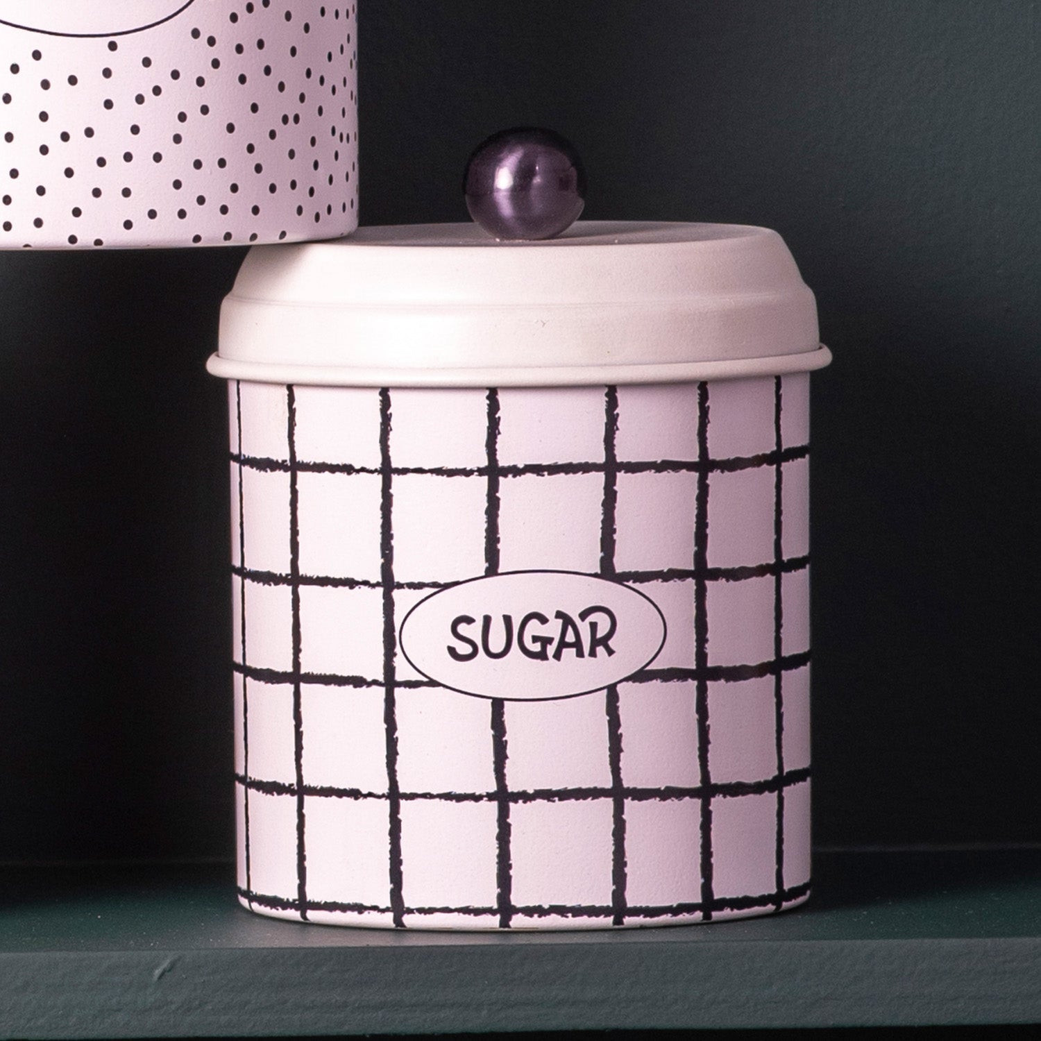 Elegant Kitchen Canister & Jars Set of 3 for Tea, Coffee, Sugar