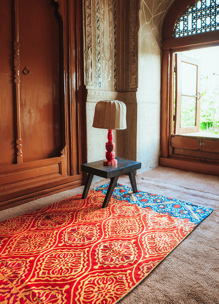 Diwan-e-Khas Kashmiri Pinjrakari Rug