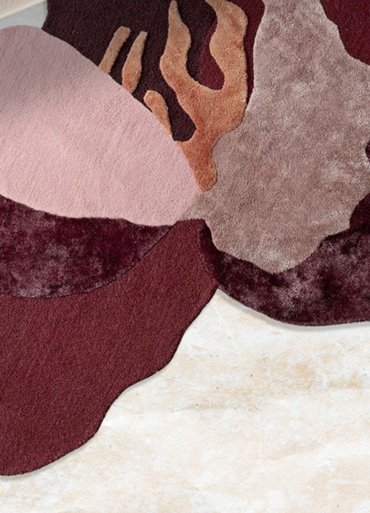 Modern Wool Canvas Wool & Silk Carpet