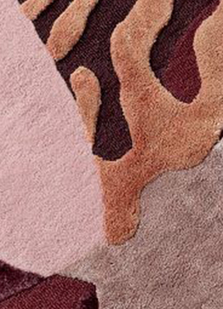 Modern Wool Canvas Wool & Silk Carpet