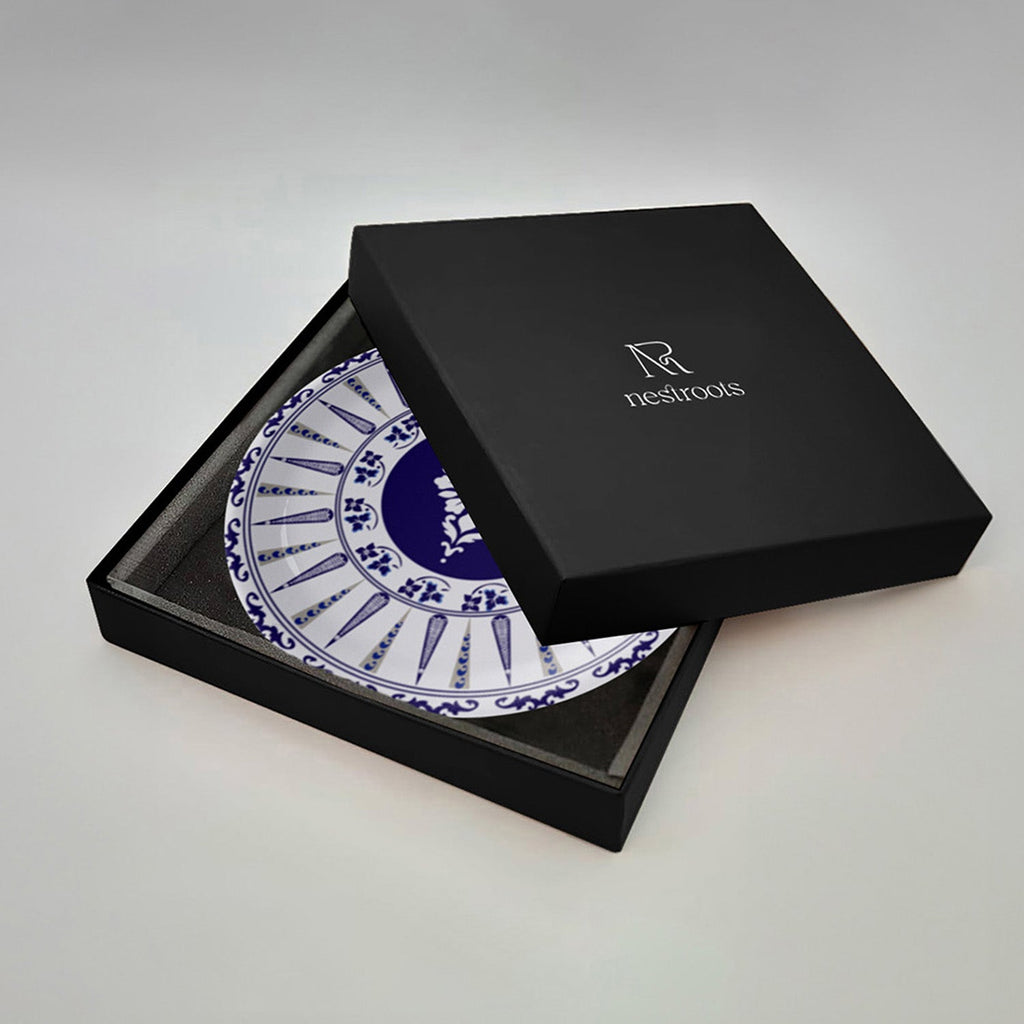 Elegant Blue Pottery cluster for Every Space Wall Plates Set of 12