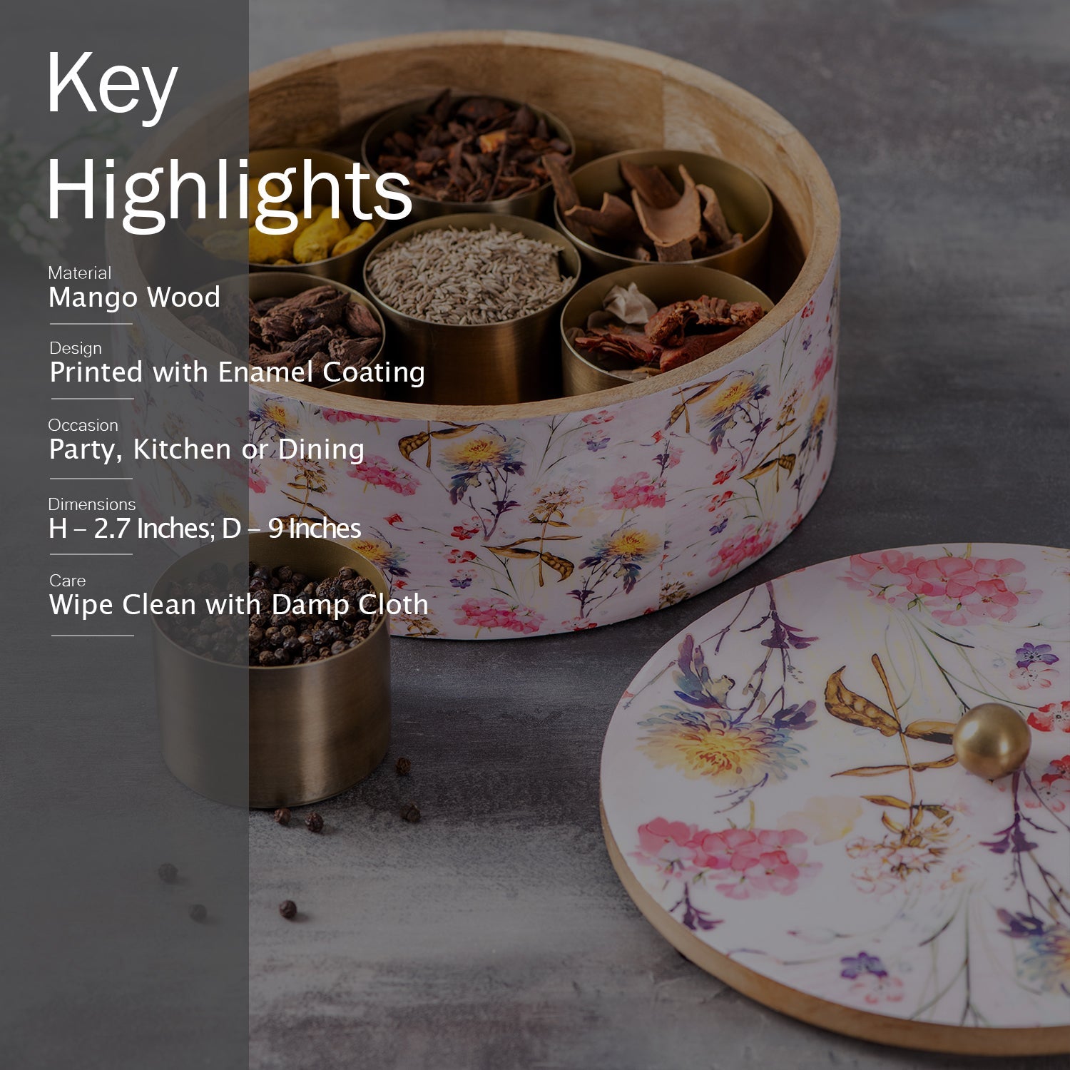 Allure Botanic Masala Box - Pink