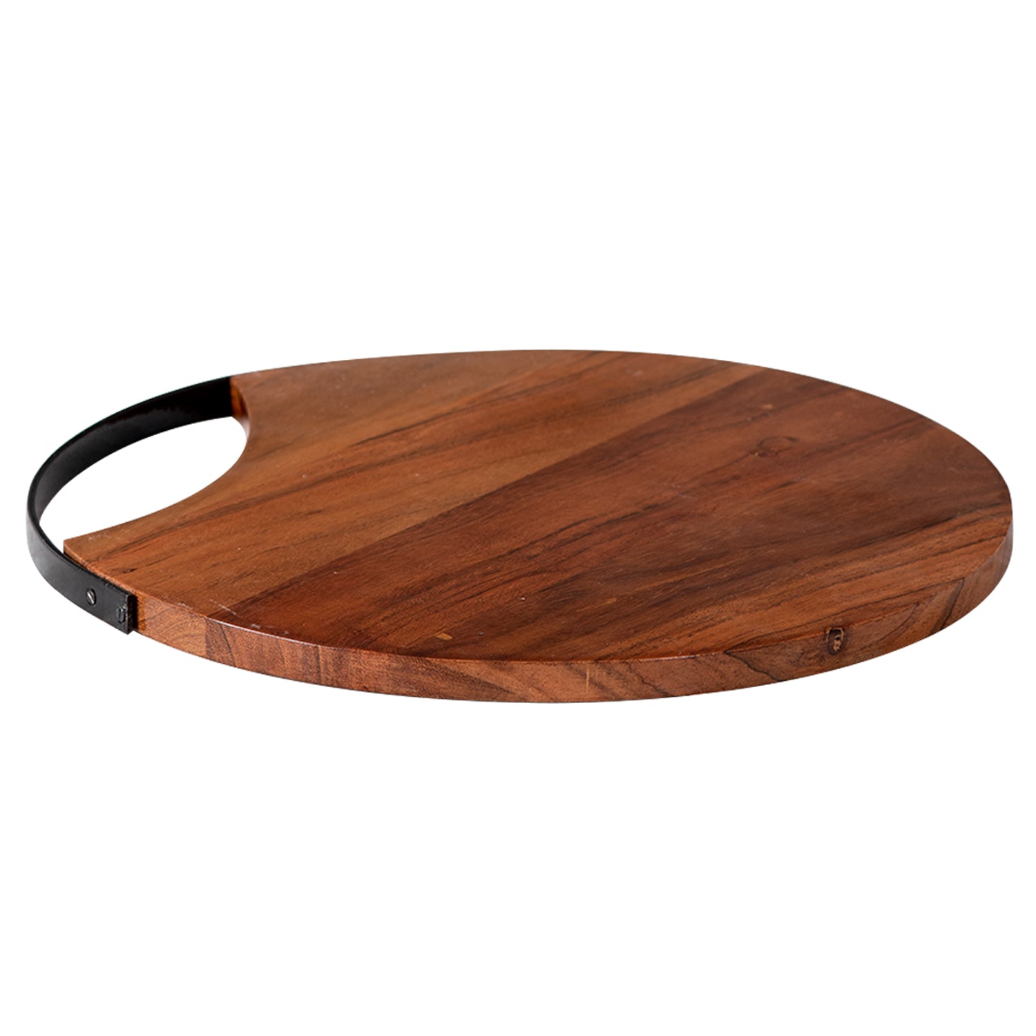Inseparables Teak Wood Serving Platter Black
