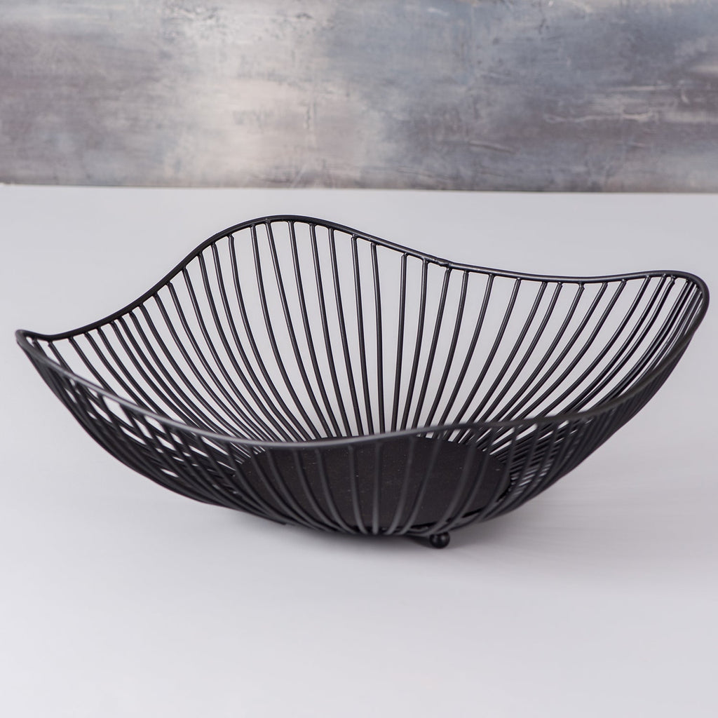 Cache wave wire basket in Black Color