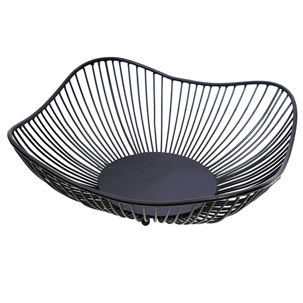 Cache wave wire basket in Black Color