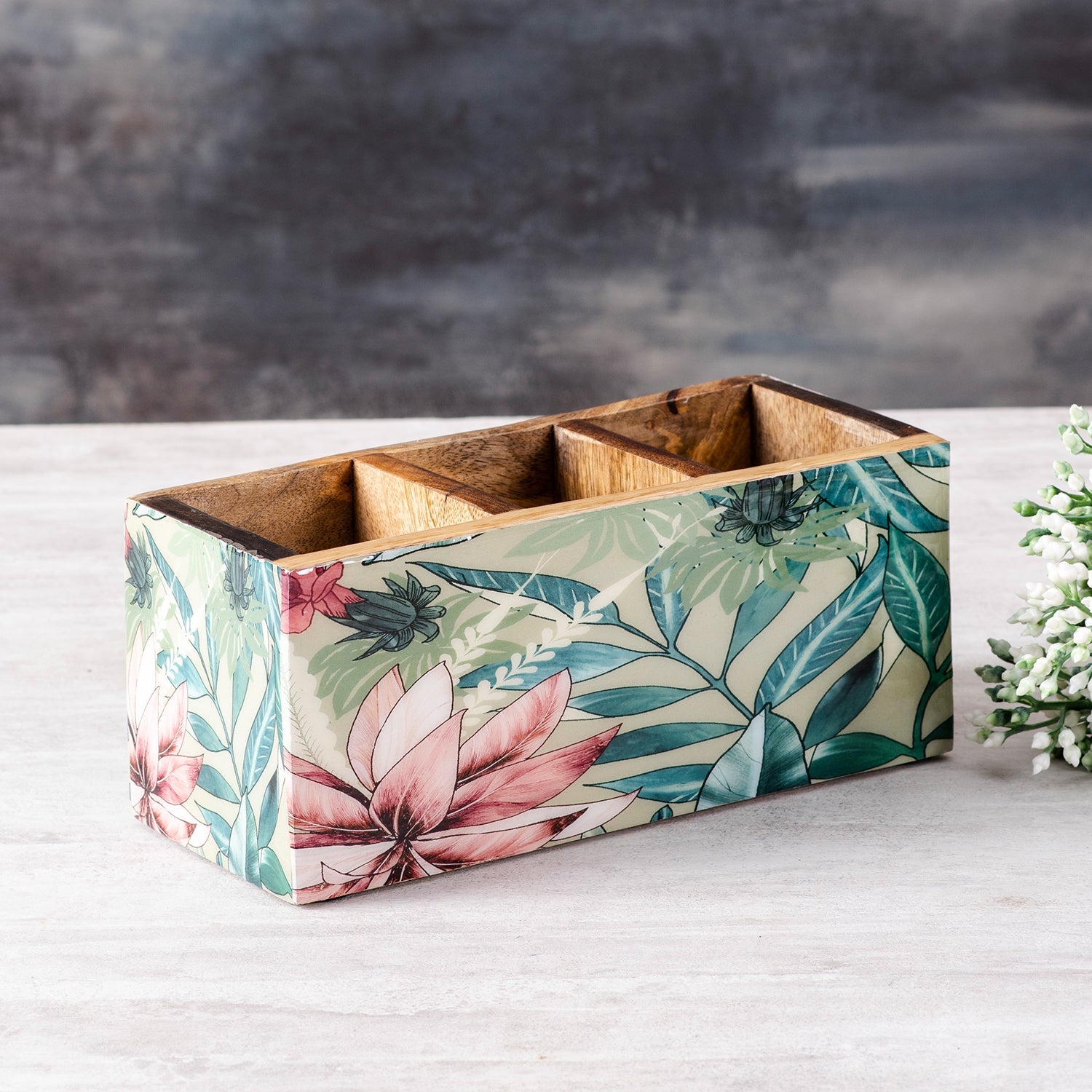 Elysian Tropical MDF Enamel Spoon Stand