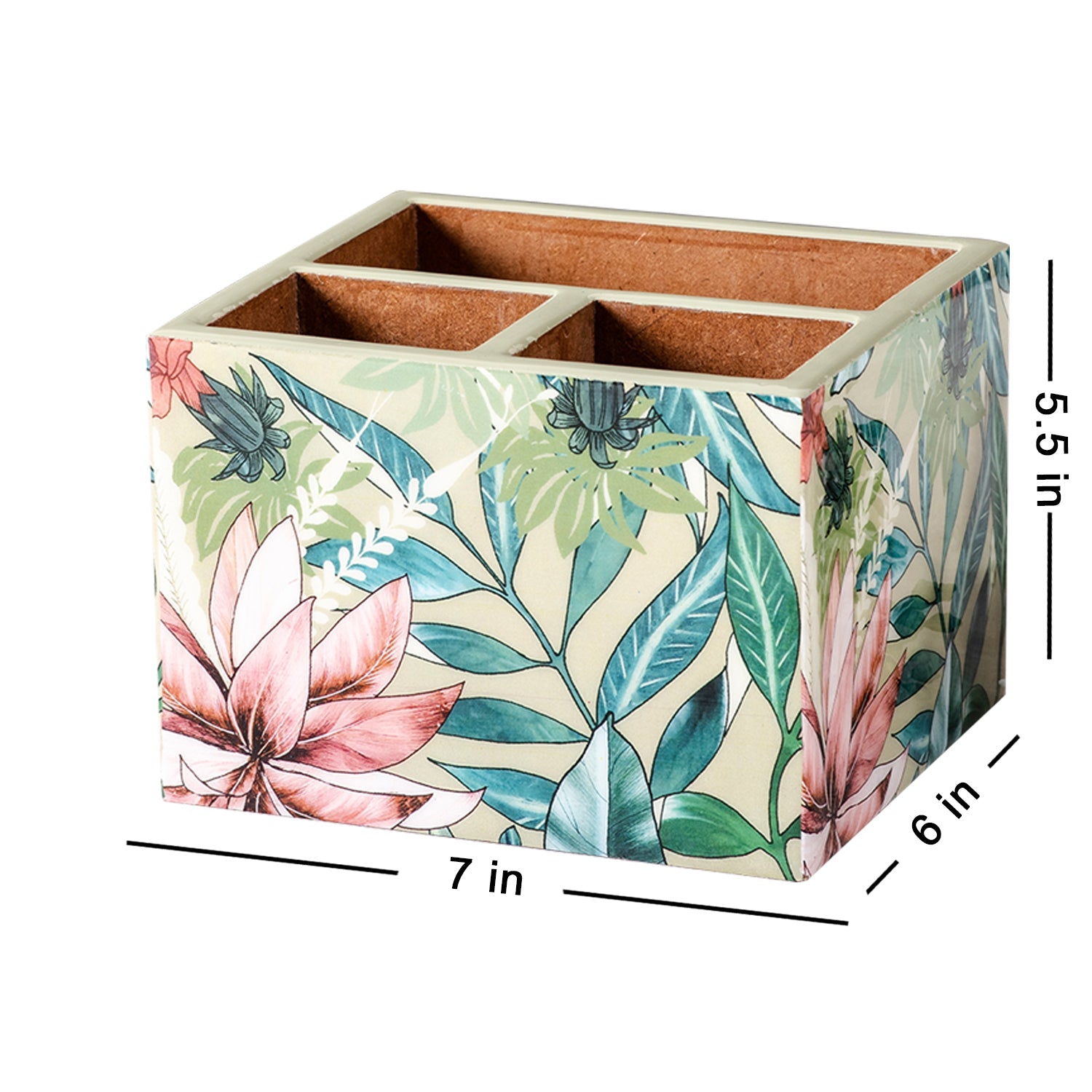 Elysian Tropical MDF Enamel Cutlery Holder