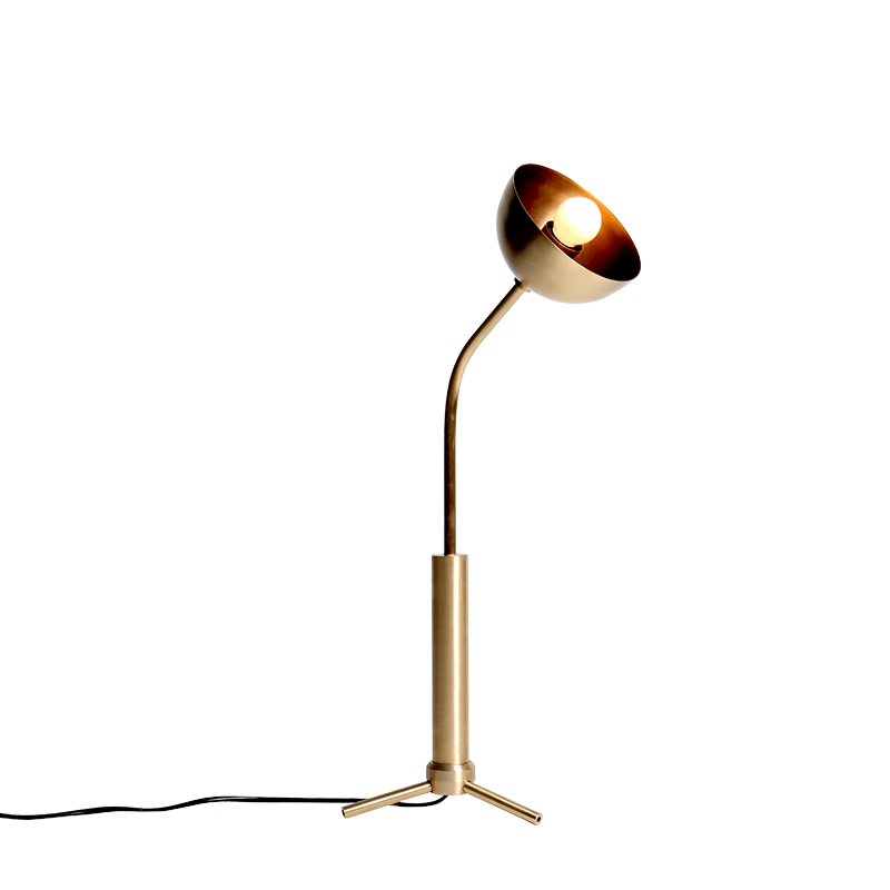 Rhythm Desk Lamp Brass Dome