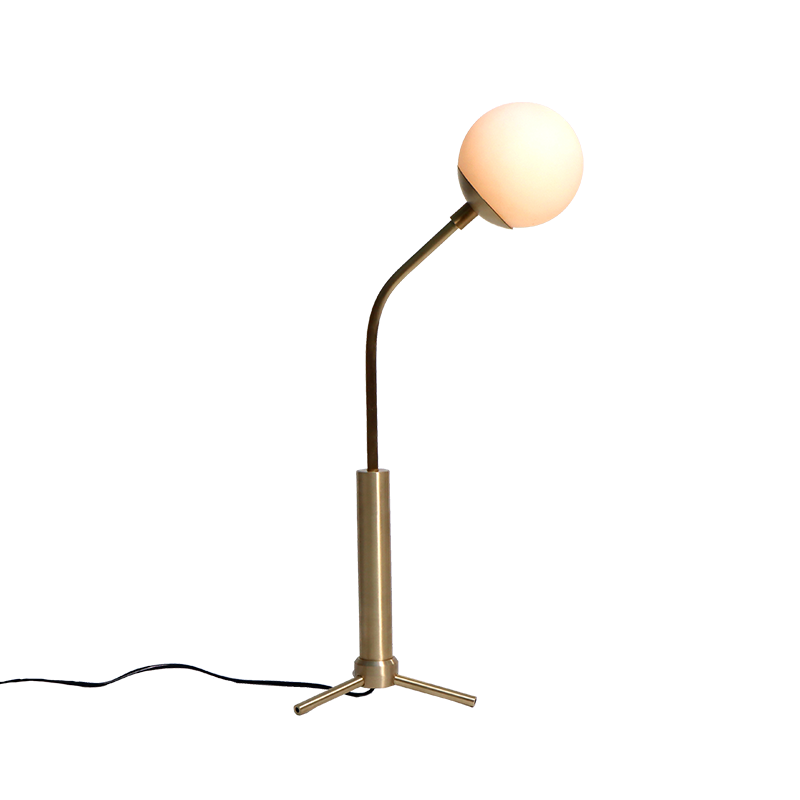 Rhythm Desk Lamp Glass Globe