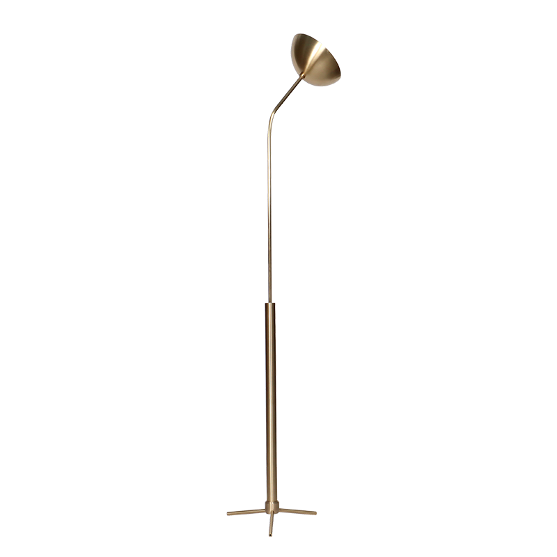 Rhythm Floor Lamp Brass Dome