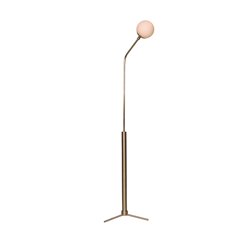 Rhythm Floor Lamp Glass Globe