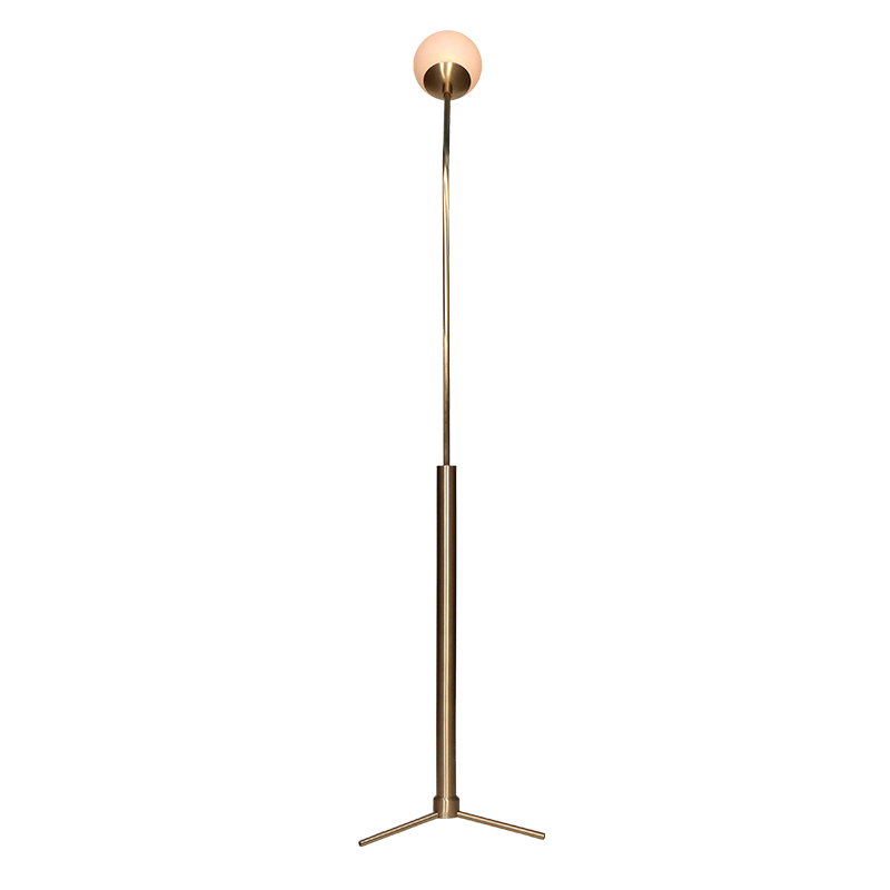 Rhythm Floor Lamp Glass Globe
