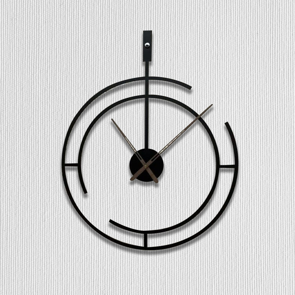 Ravenous Black Dial Wall Clock