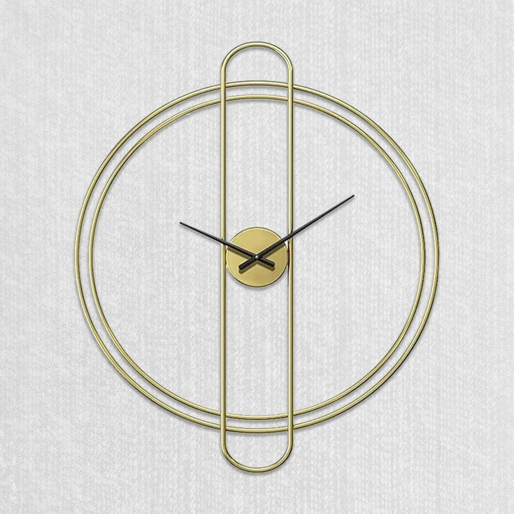 Regal Gold Display Wall Clock