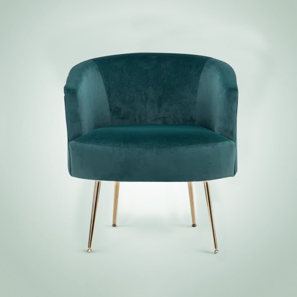 Royal Velvet Accent Chair Green
