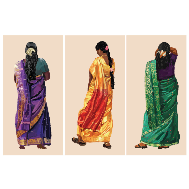 Saris of South India 2 Set 1