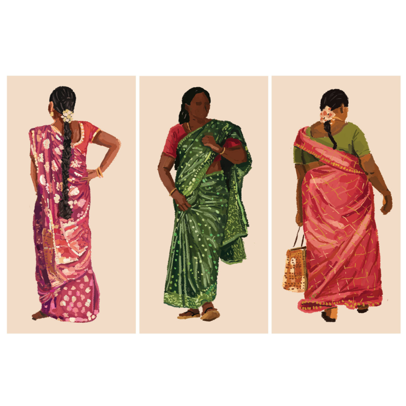 Saris of South India 2 Set 4