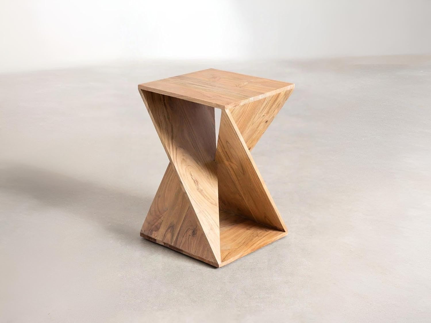 Side table, solid acacia wood