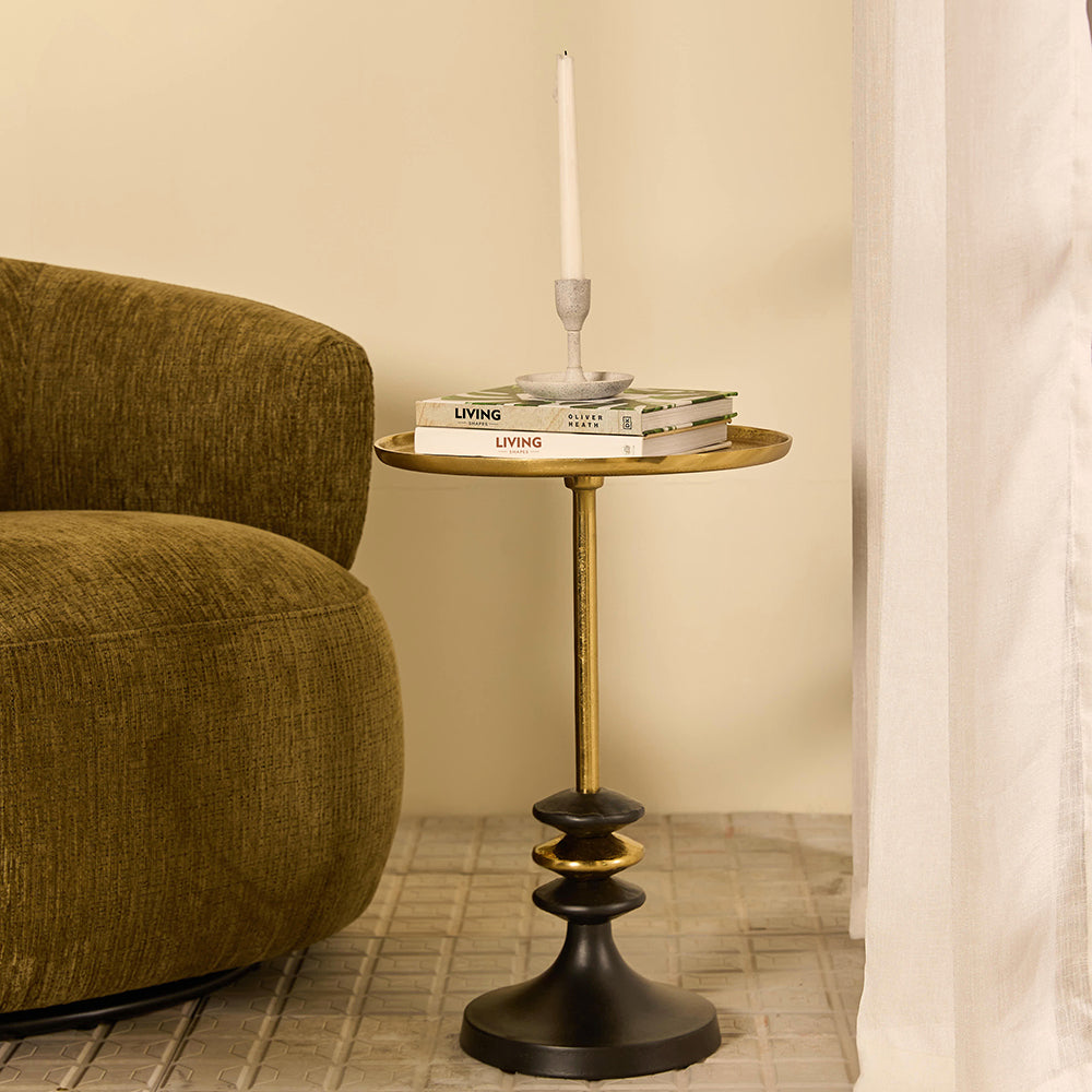 Dune Aluminium Drink Accent Table