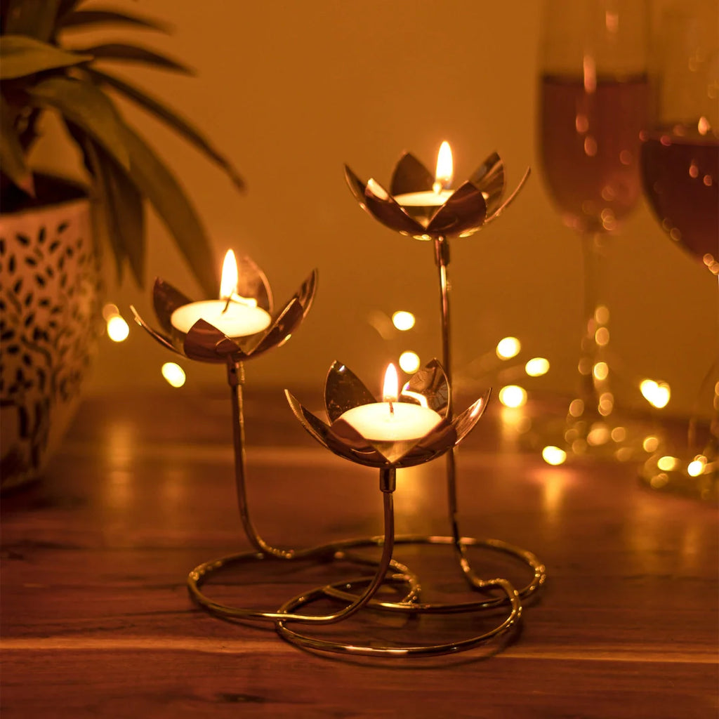 Lotus Cluster - Brass