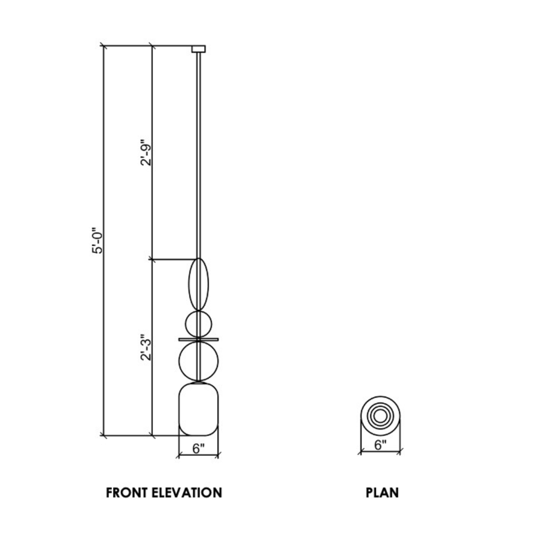 Hanging Pendent Lights HPL 12