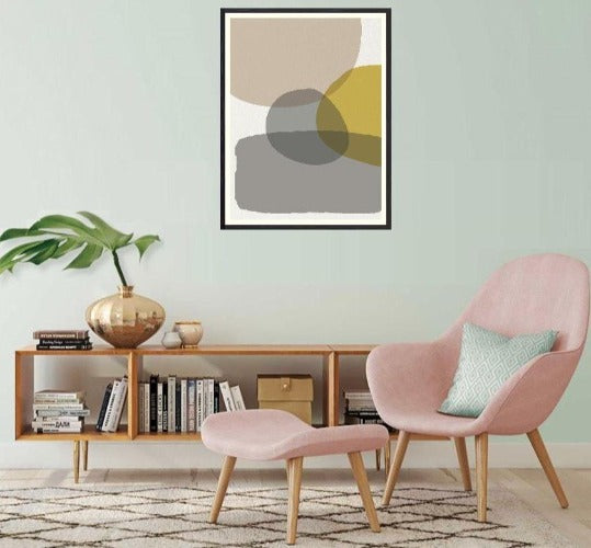 Mid century Abstract circle 6