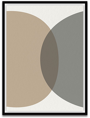 Mid century Abstract circle 1