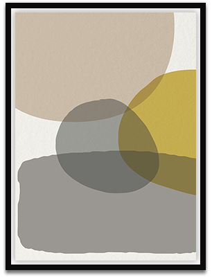 Mid century Abstract circle 6