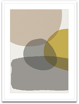 Mid century Abstract circle 6