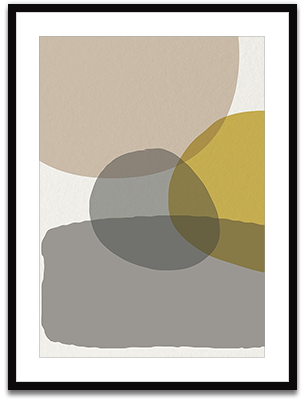 Mid century Abstract circle 6