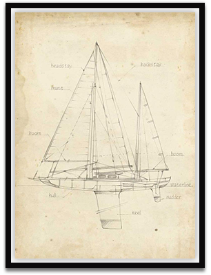 Sailboat Blueprint IV