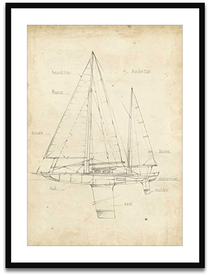 Sailboat Blueprint IV