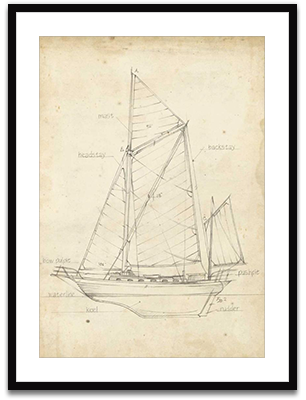 Sailboat Blueprint V