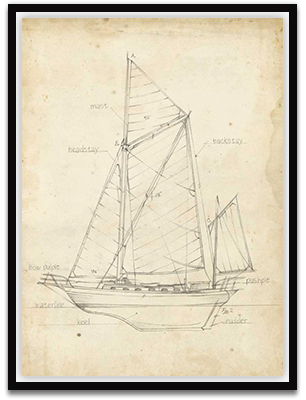 Sailboat Blueprint V