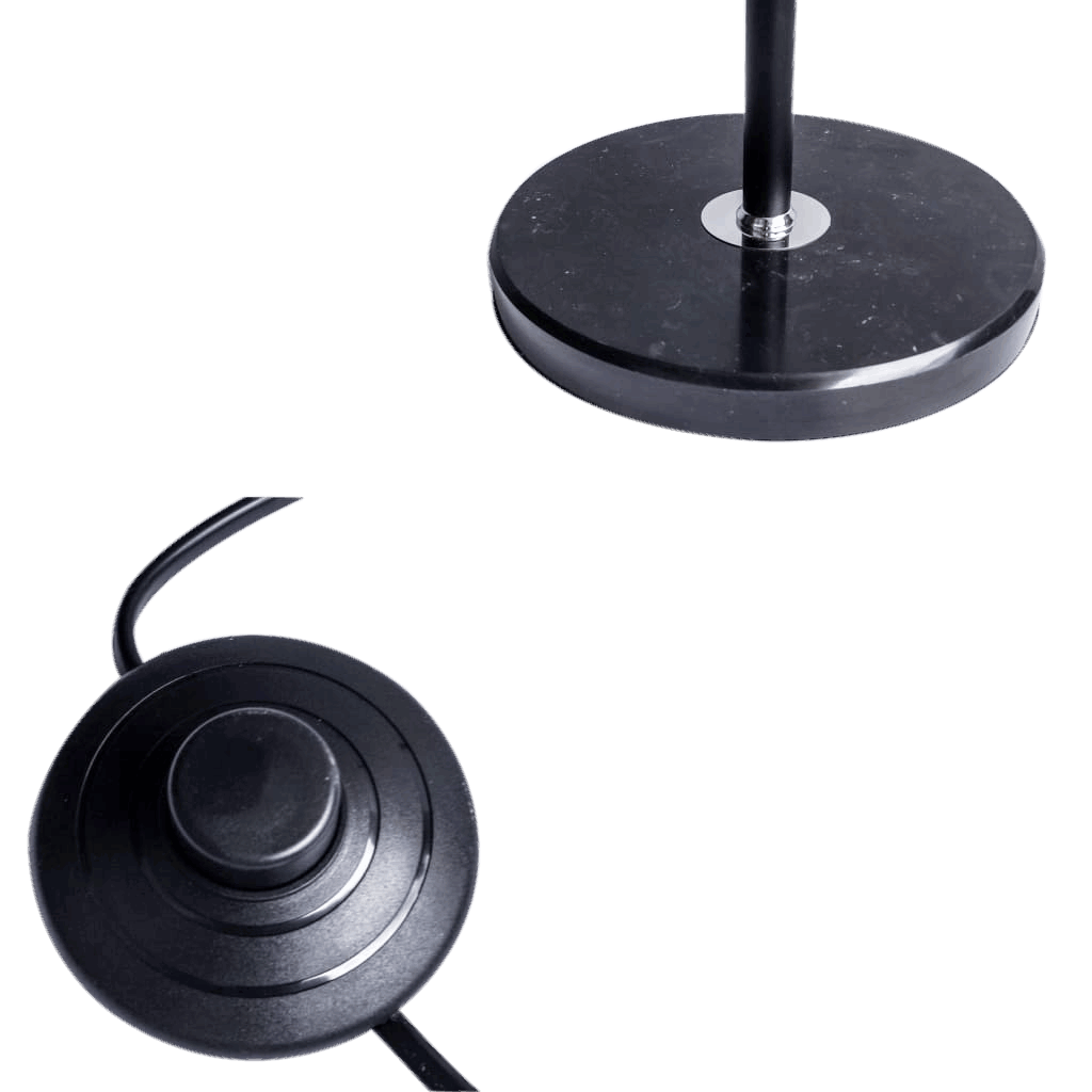 Black Floor Lamp Scandinavian Tall Standing Light