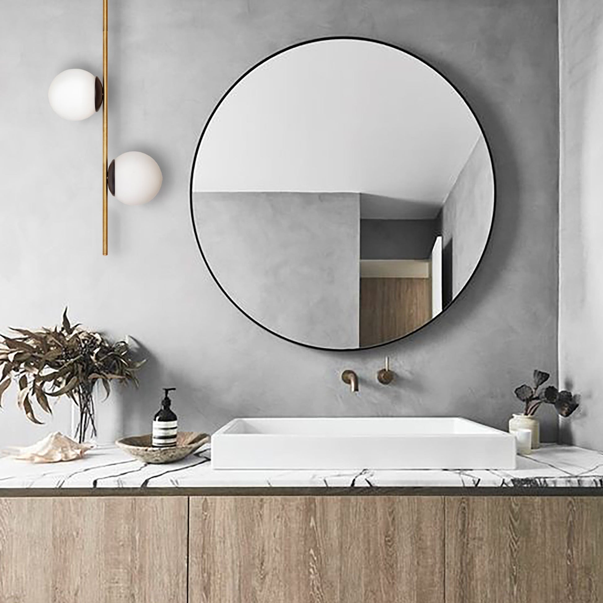 Debonair Brass Gold Pendant Light