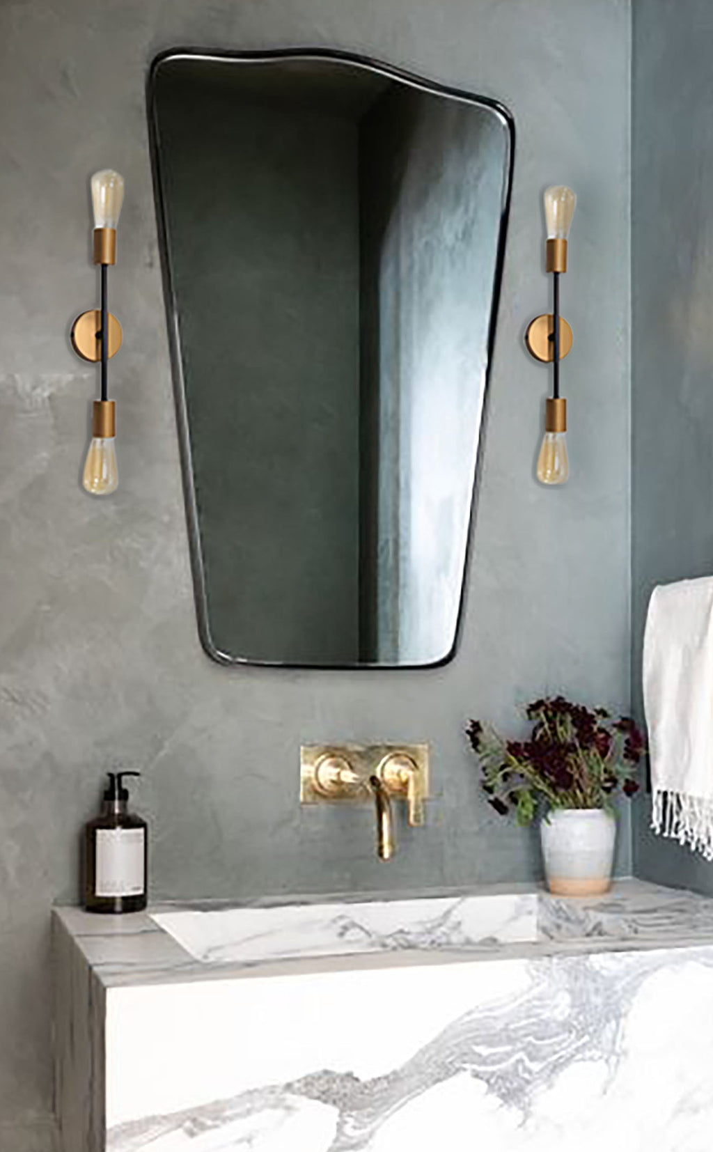 Parisienne 2 Bulb Wall Light Lamp