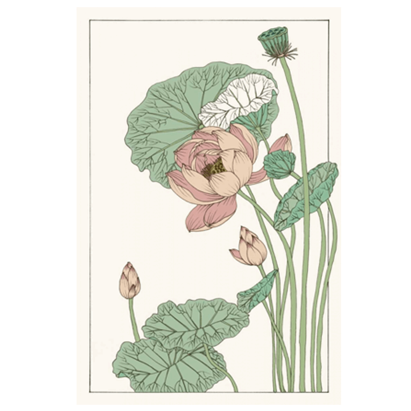 Botanical Gloriosa Lotus II