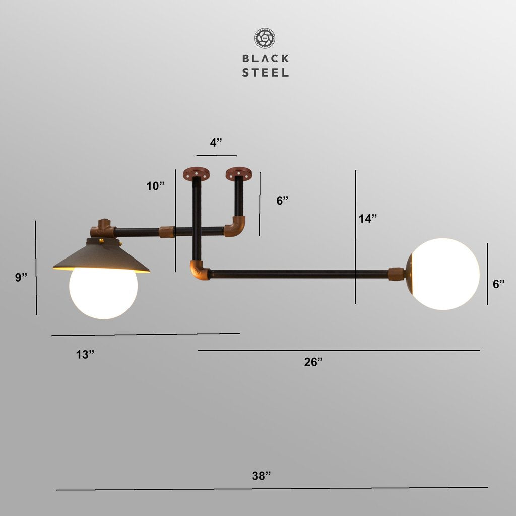 MECHANIST N101 TWIN-ARM CEILING LIGHT