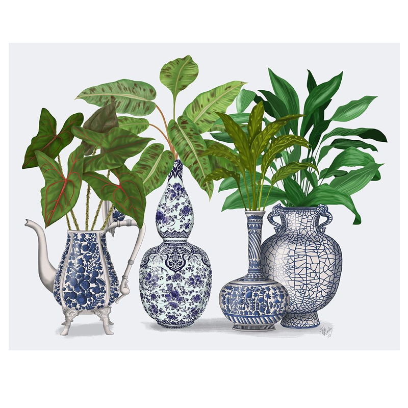 Chinoiserie Vase Group 1