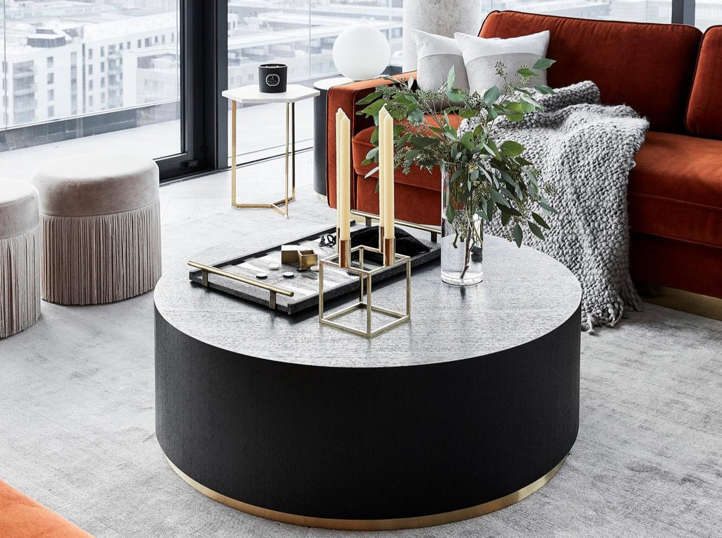 Coffee table, solid mango wood