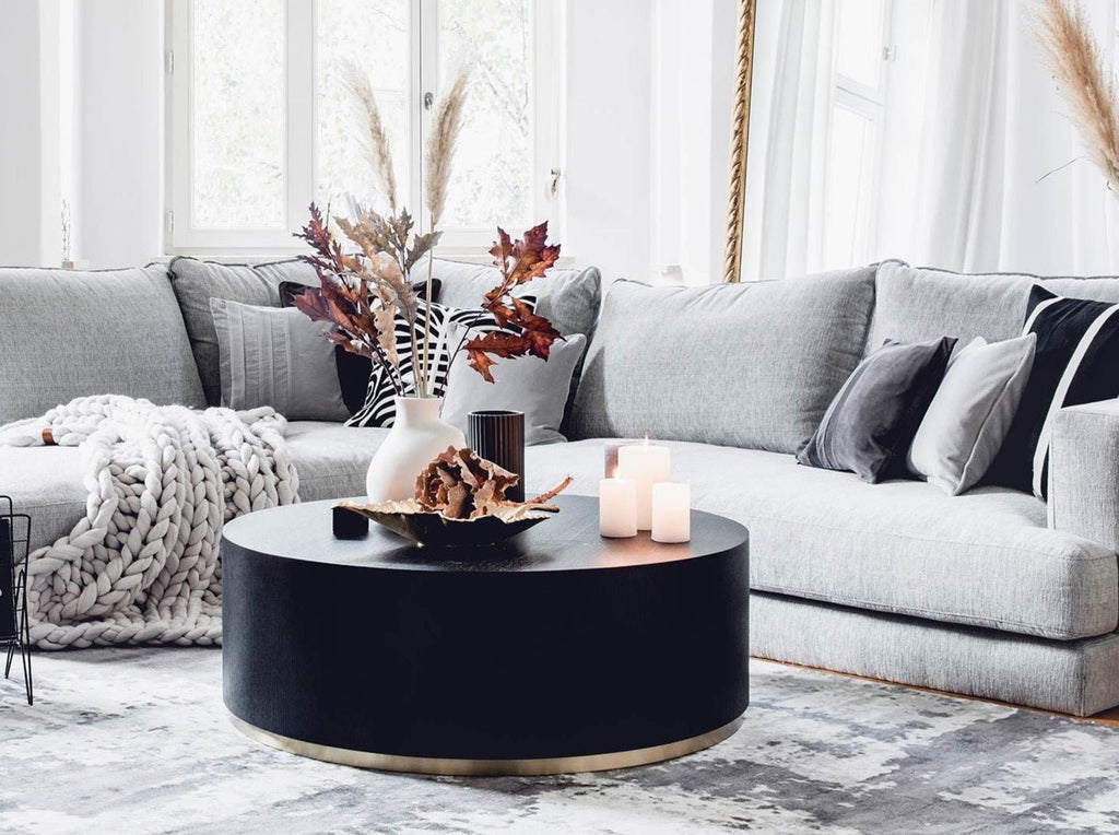 Coffee table, solid mango wood