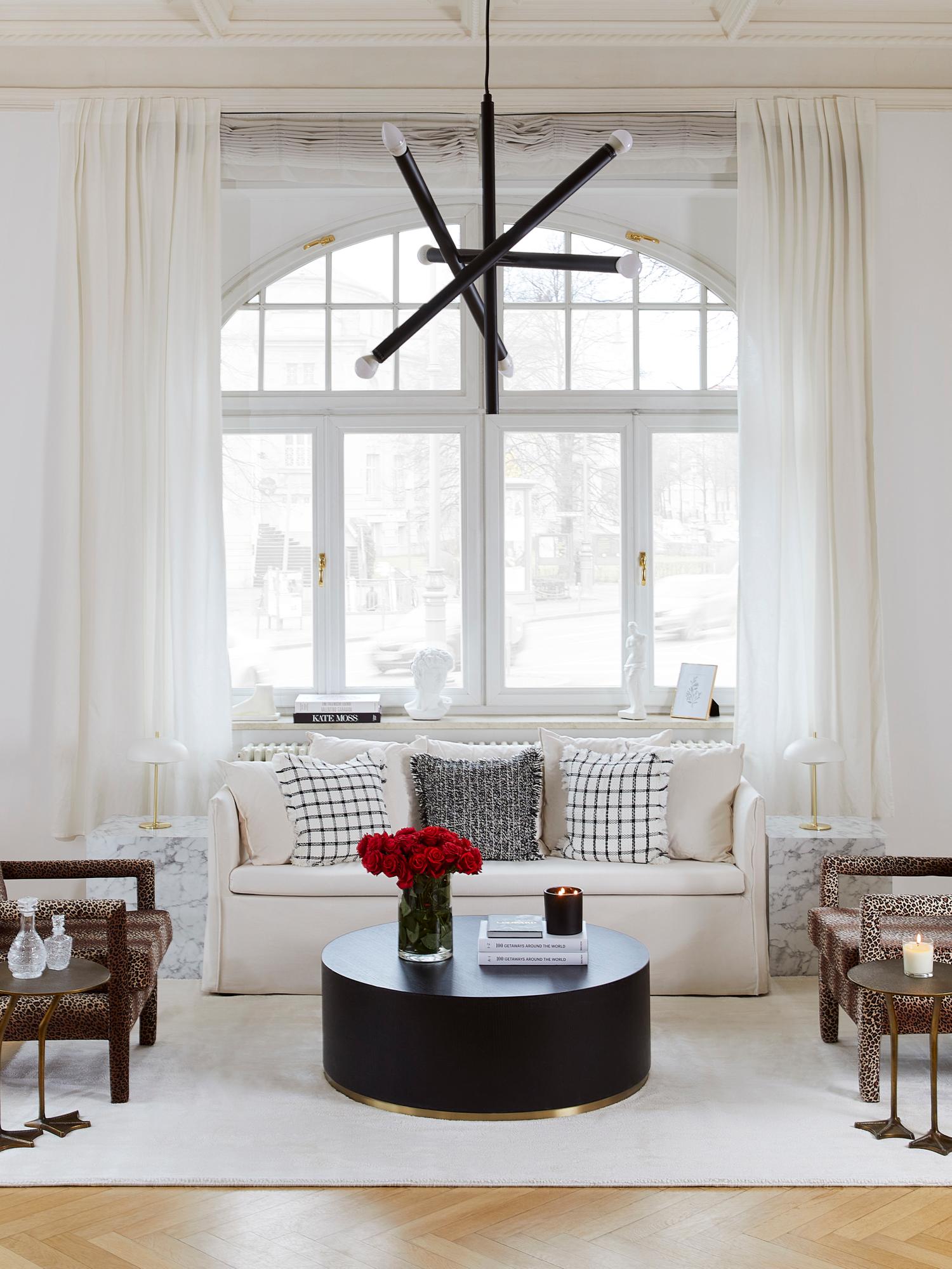 Coffee table, solid mango wood