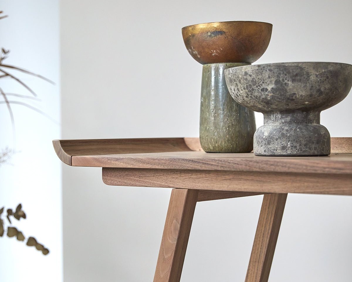 Console table, solid acacia wood