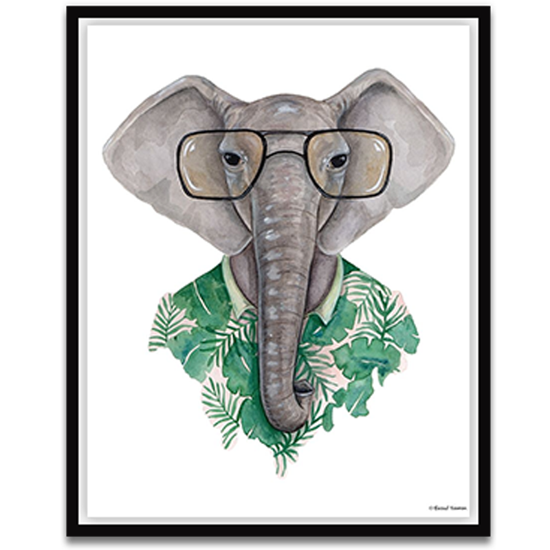 Elephant in Eye Glasses