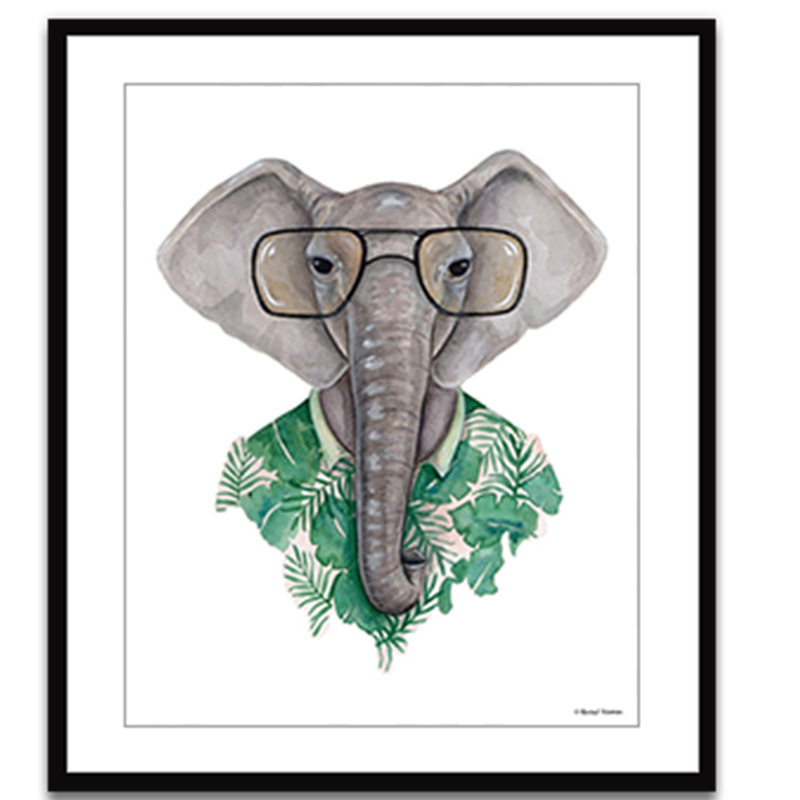 Elephant in Eye Glasses