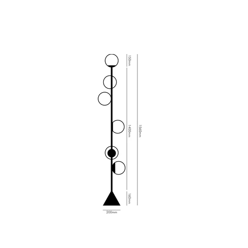 Esferra 6 Floor Lamp