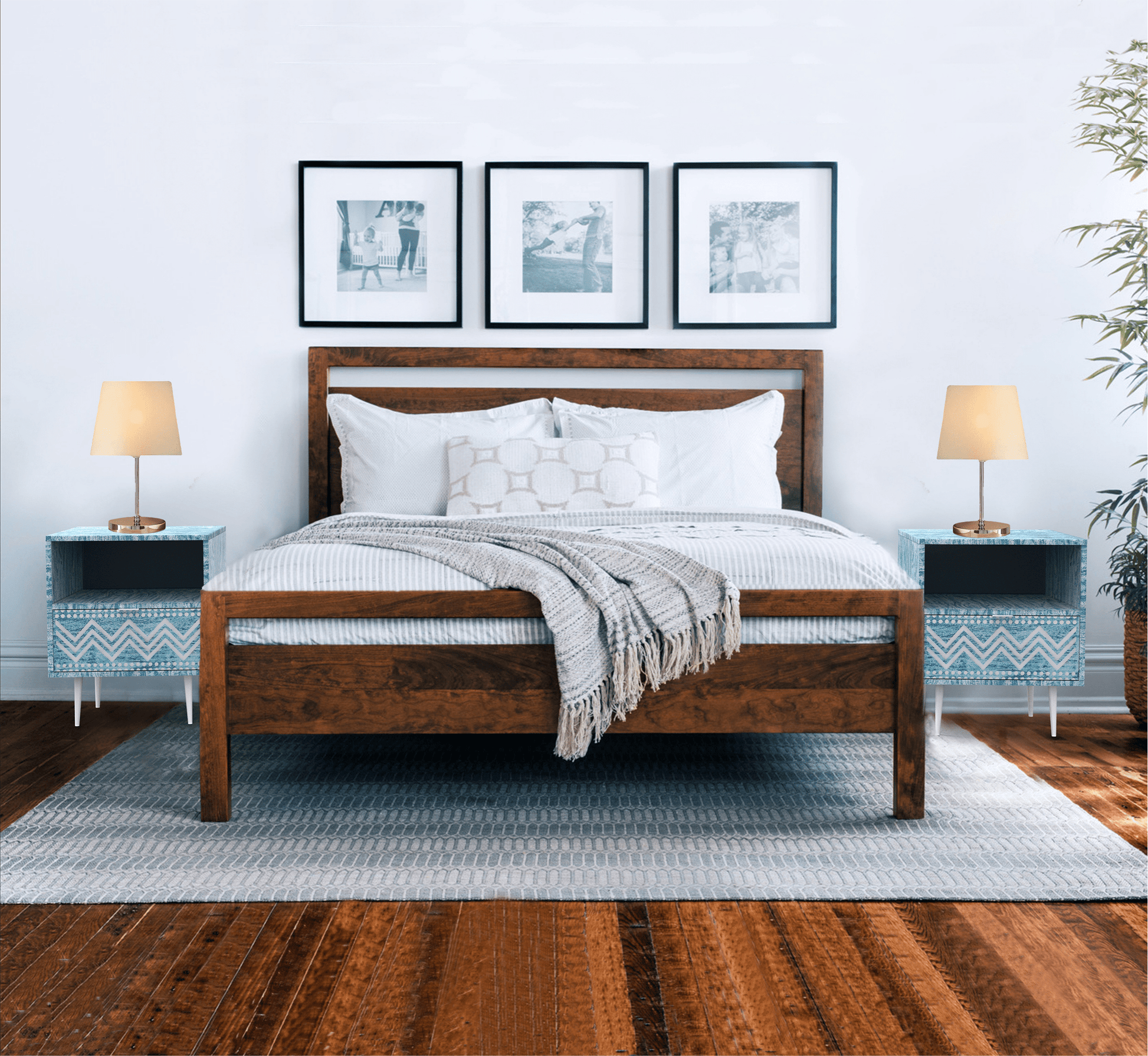 Verve Wooden Bedside Table