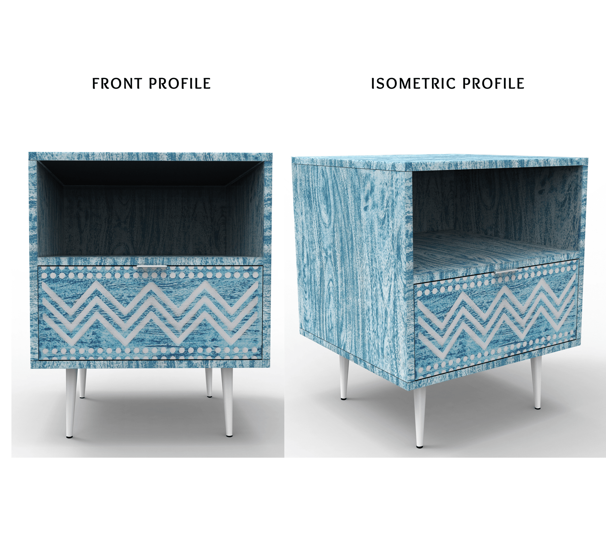 Verve Wooden Bedside Table