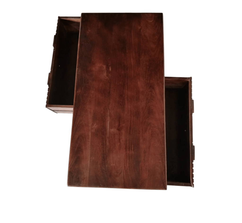 Aks Wooden Storage Centre Table